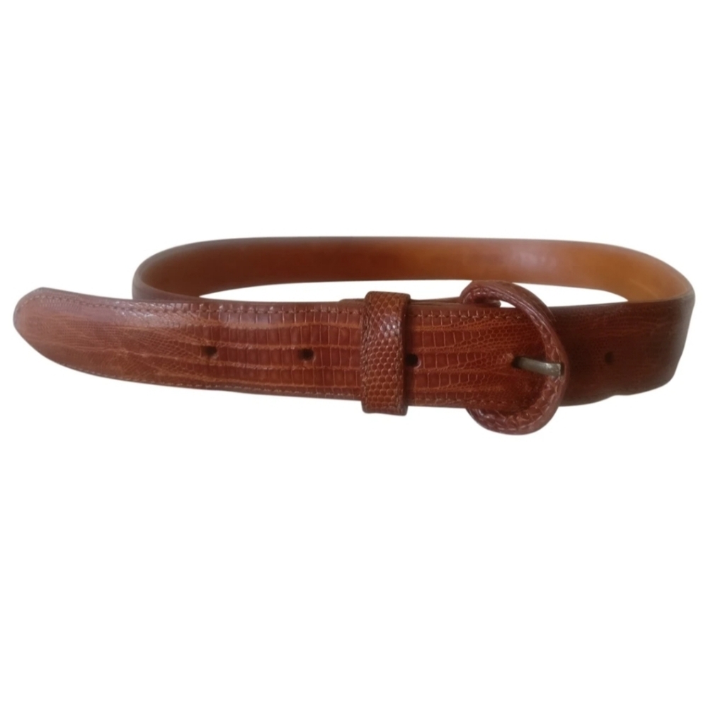 🇨🇦 Vintage Polo Ralph Lauren Genuine Snakeskin Leather Belt